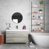 Gardenia Floating Shelf with Metal Brackets, Wall Mounted Rustic Wood Wall Storage, Decorative Hanging Display for Trophy, Photo Frames, Collectibles