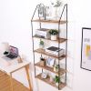 Gardenia Floating Shelf with Metal Brackets, Wall Mounted Rustic Wood Wall Storage, Decorative Hanging Display for Trophy, Photo Frames, Collectibles