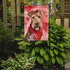 Irish Terrier My Valentine Garden Flag Mailbox Flag Decorative Yard Flag Banner Outside Patio Artwork Yard Flower Beds, Garden Size, Multicolor