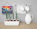 NEW Eryngium in Color Wall or Door Hanging Prints Aluminum Metal Sign Kitchen Wall Bar Bathroom Plaque Home Decor, 8HX12W, Multicolor