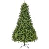 9Ft Artificial Christmas Tree with 2576 PE&PVC Mixed Branch Tips, Unlit Hinged Premium Spruce Fake Xmas Trees, Holiday Decoration, Easy Assembly