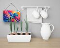 NEW Hydrangeas in Color Wall or Door Hanging Prints Aluminum Metal Sign Kitchen Wall Bar Bathroom Plaque Home Decor, 8HX12W, Multicolor