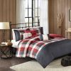 6 Piece Herringbone Duvet Cover Set