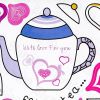 Tea Party - Wall Decals Stickers Appliques Home Decor