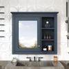 30'' x 28'' Medicine Cabinet, Wall Mounted Bathroom Storage Cabinet, Modern Bathroom Wall Cabinet with Mirror,Medicine Cabinet